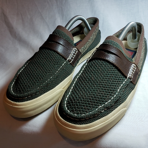 Cole Haan Pinch Weekender LX Stitchlite Loafer  Green/Brown C28373 Mens Sz 10 M main image 7